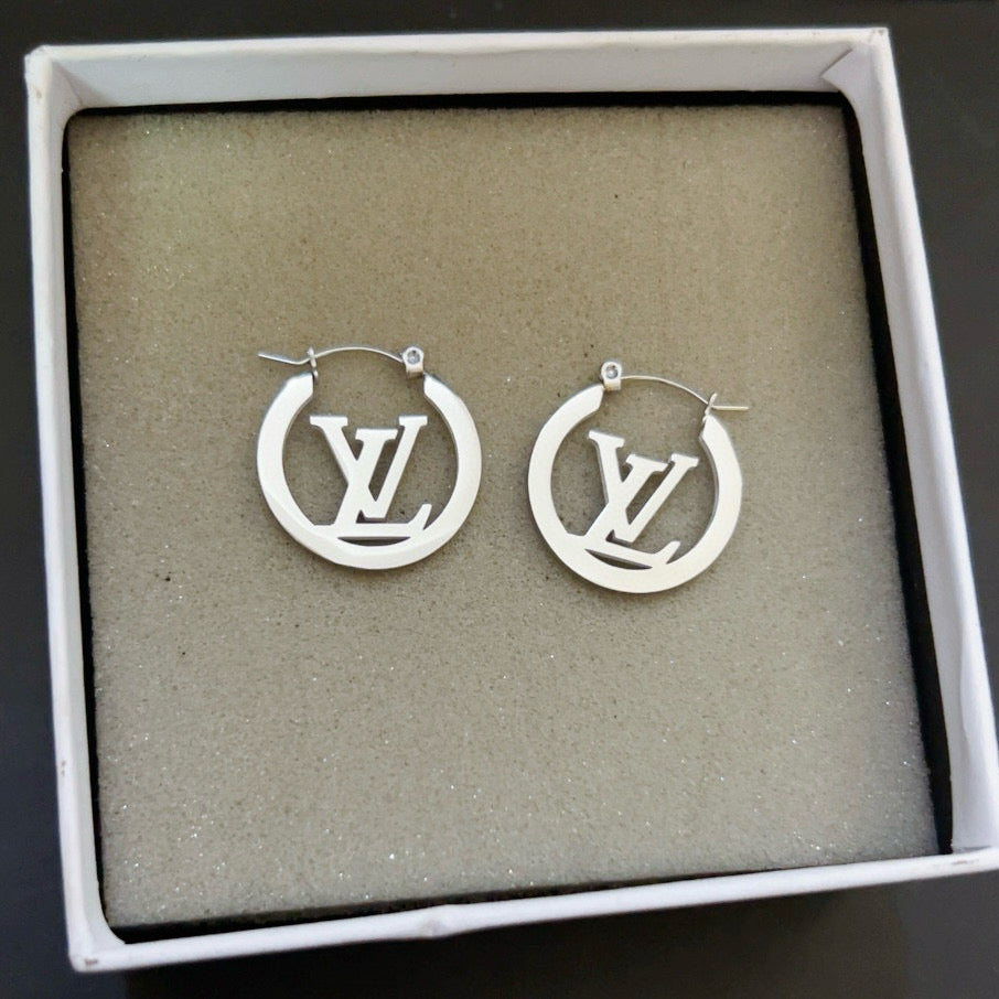 Silver Elegant Titanium Earrings