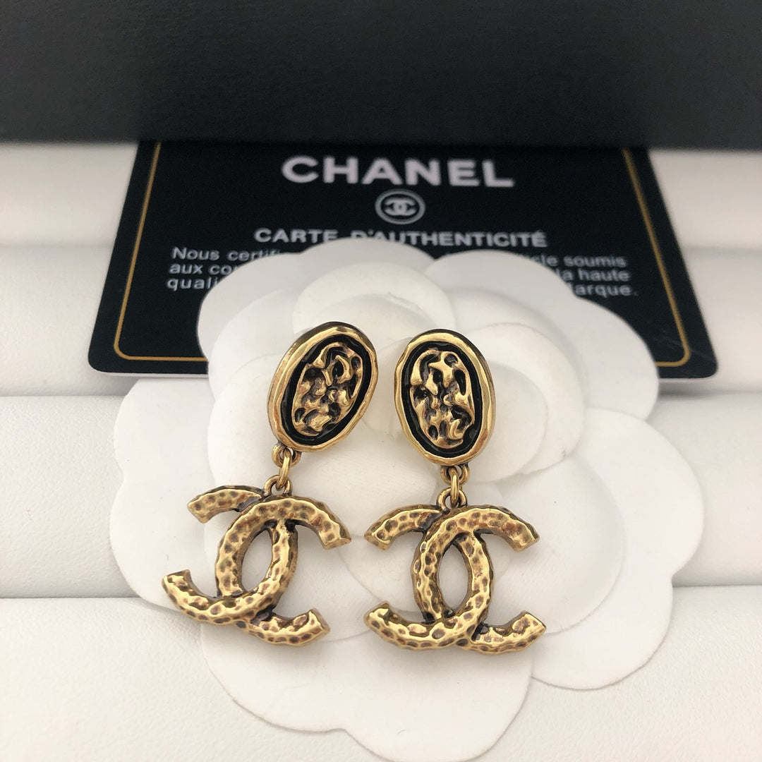 Vintage Exclusive Logo Earrings