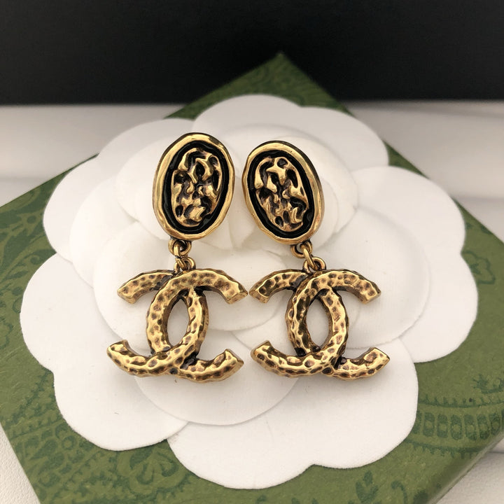 Vintage Exclusive Logo Earrings