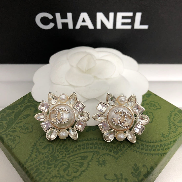 Classic Rhinestone Earrings
