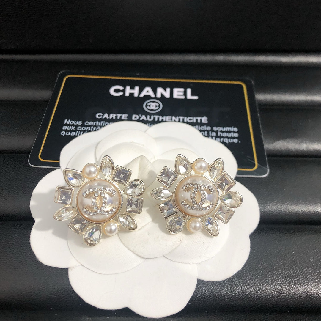 Classic Rhinestone Earrings