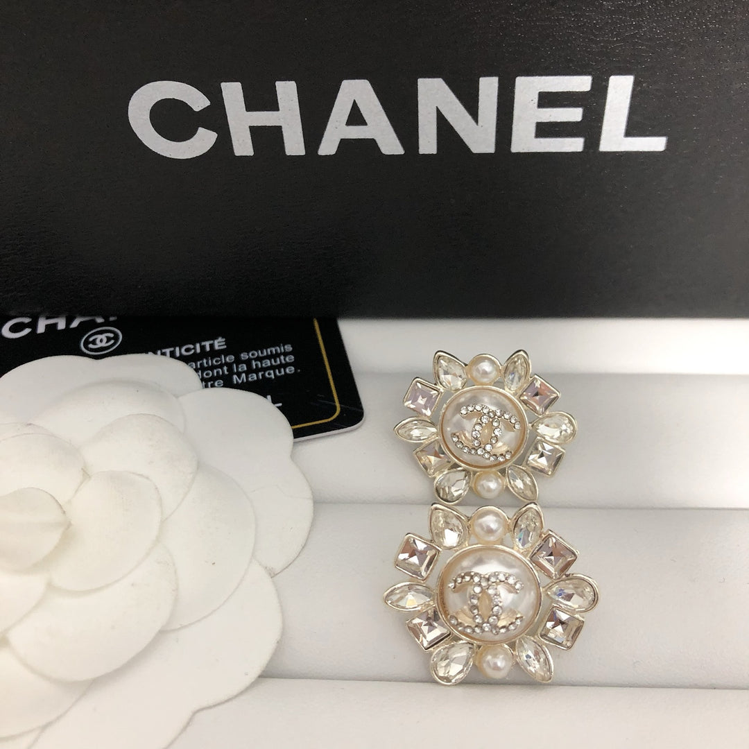 Classic Rhinestone Earrings