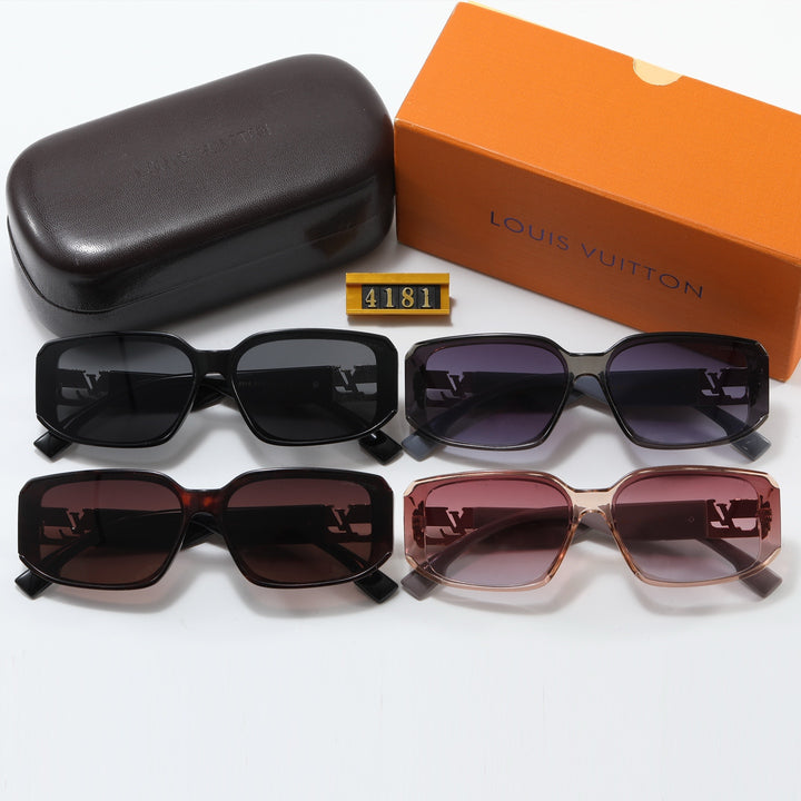 4 Colors Embossed temples sunglasses