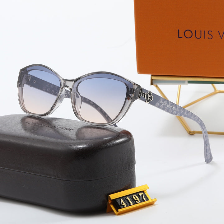 4 Colors Floral Logo Small Sunglasses