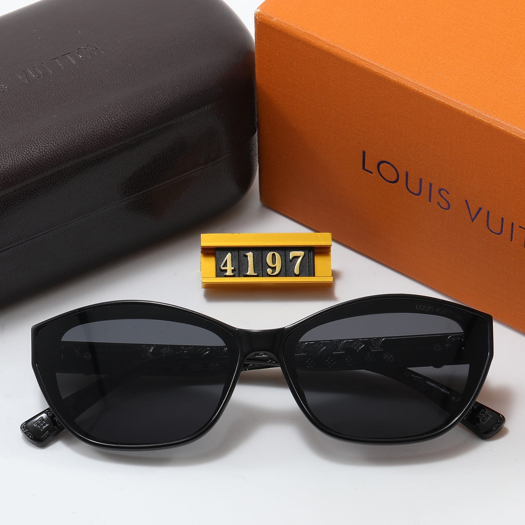 4 Colors Floral Logo Small Sunglasses