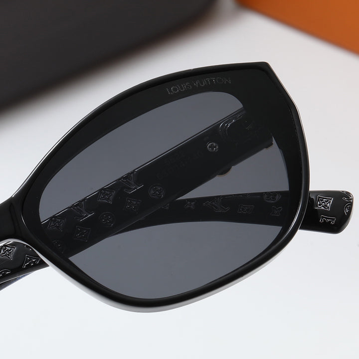 4 Colors Floral Logo Small Sunglasses