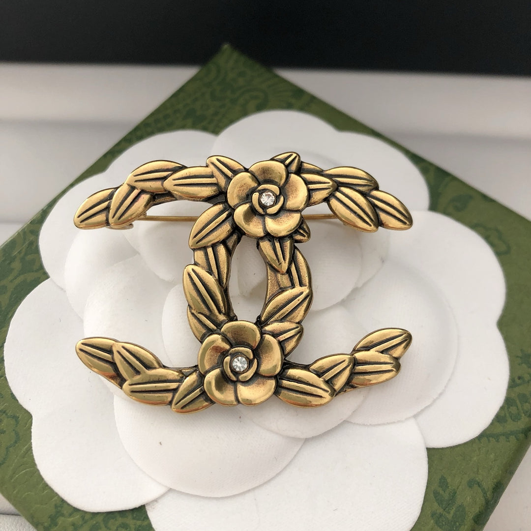 Exclusive Camellia Inspired Brooch