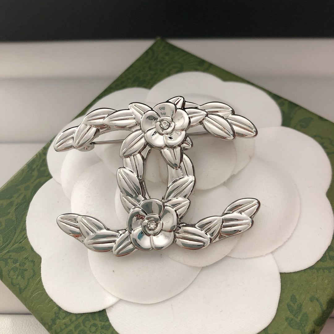 Exclusive Camellia Inspired Brooch