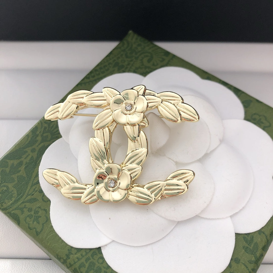 Exclusive Camellia Inspired Brooch