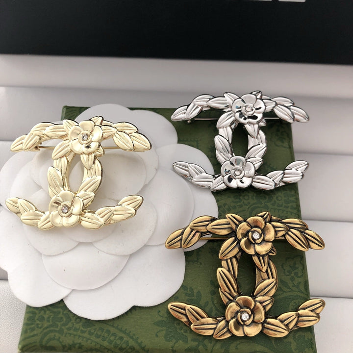 Exclusive Camellia Inspired Brooch