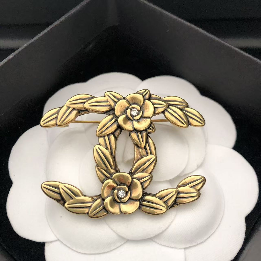 Exclusive Camellia Inspired Brooch