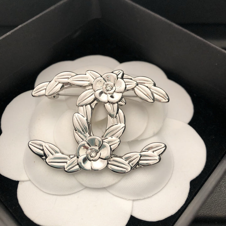 Exclusive Camellia Inspired Brooch