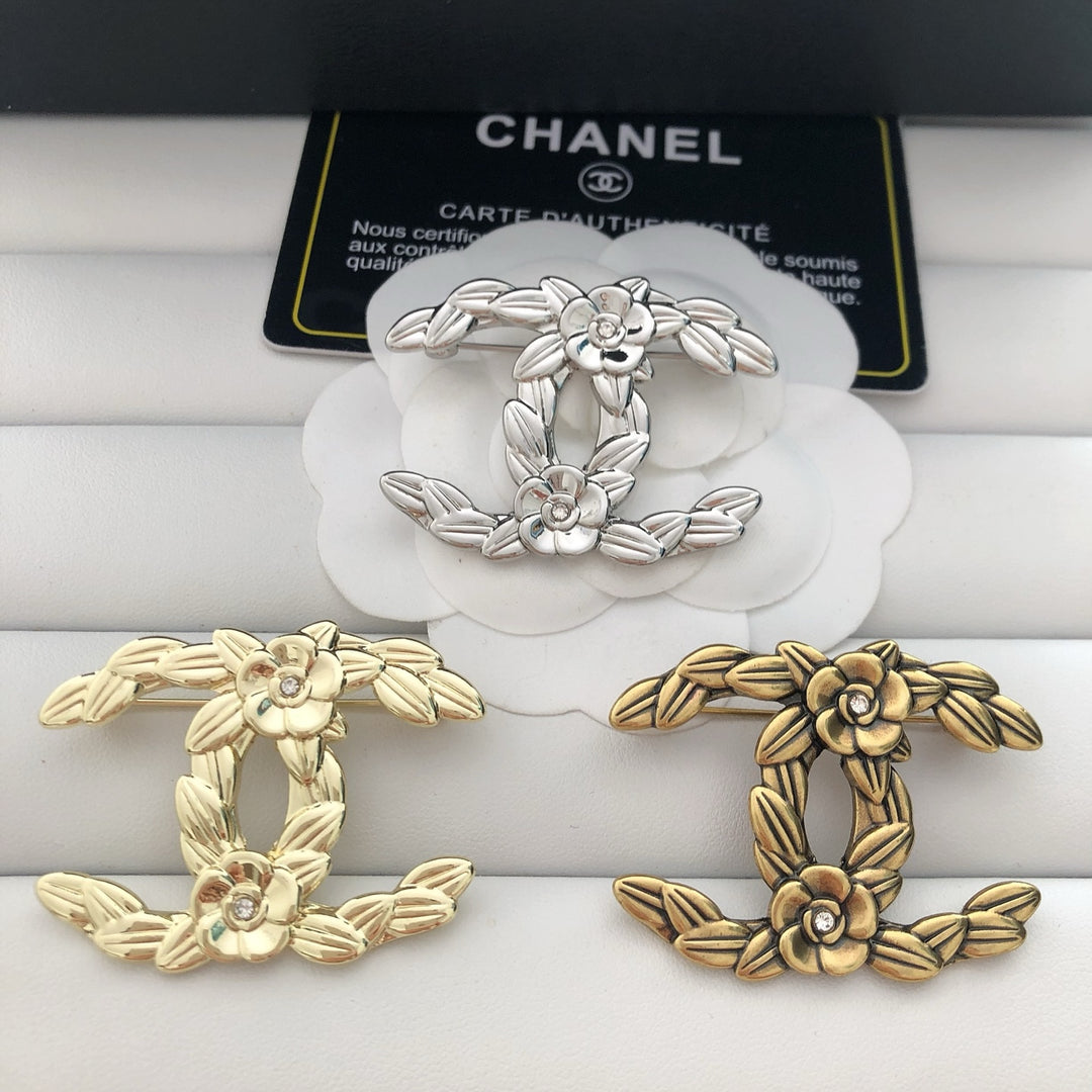 Exclusive Camellia Inspired Brooch