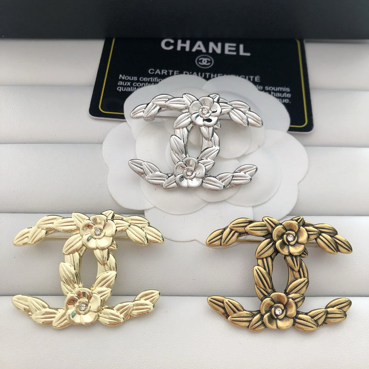 Exclusive Camellia Inspired Brooch