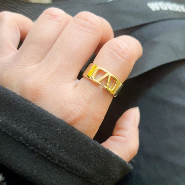 Gold Open End Ring