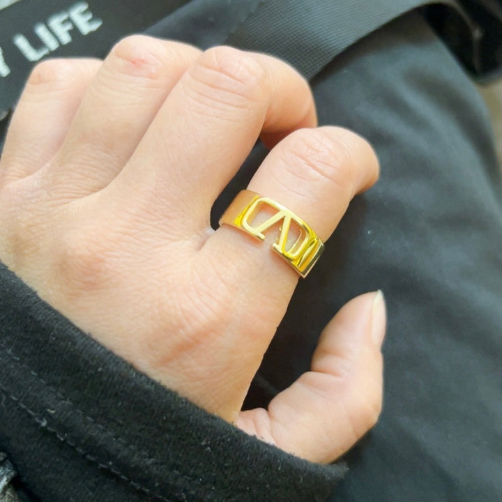 Gold Open End Ring