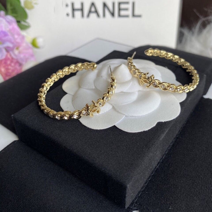 Fashion Rhinestone Open Bangle