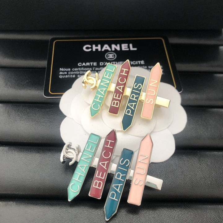 Road Sign Shape Brooch