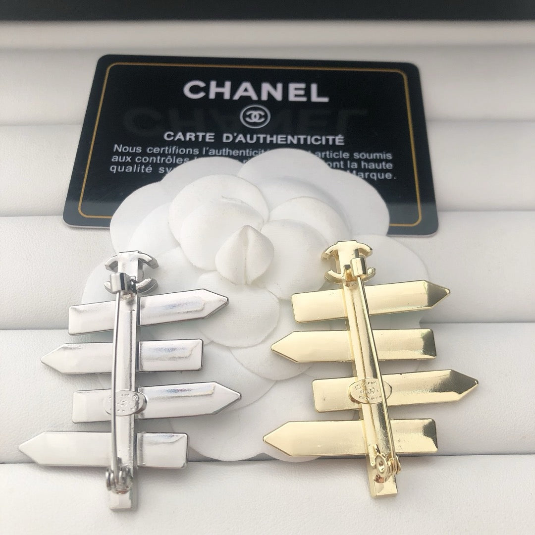 Road Sign Shape Brooch