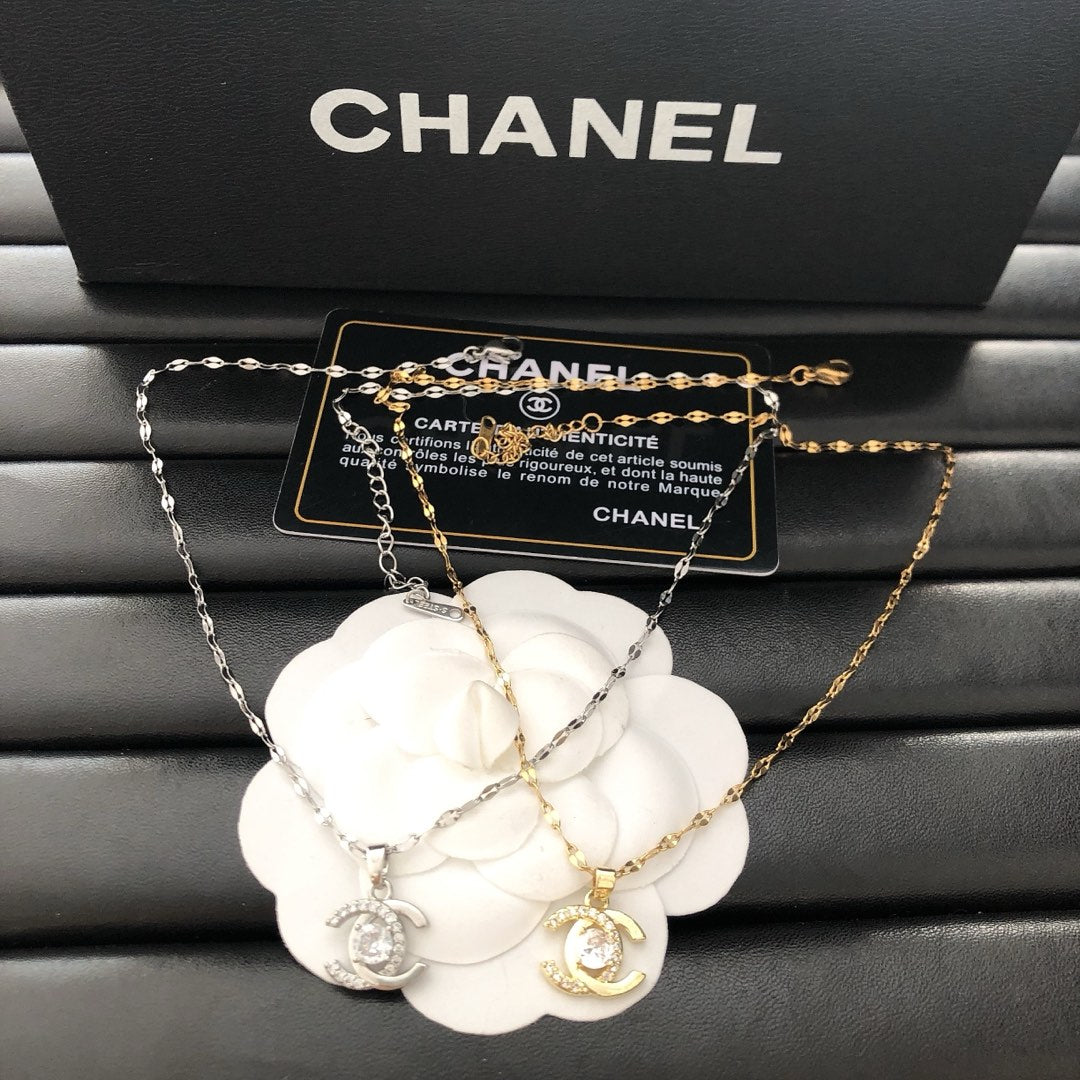 Gleaming C - design Necklaces