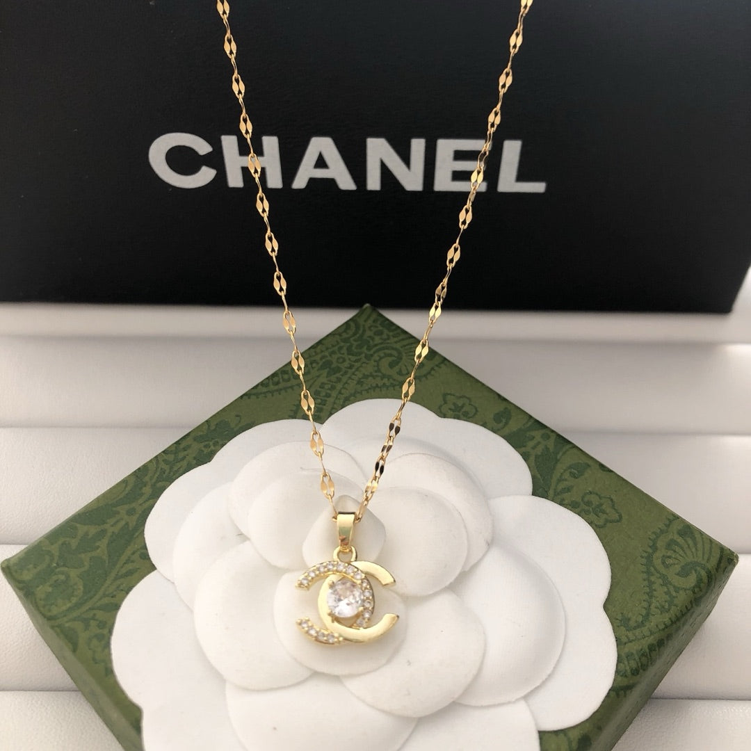 Gleaming C - design Necklaces