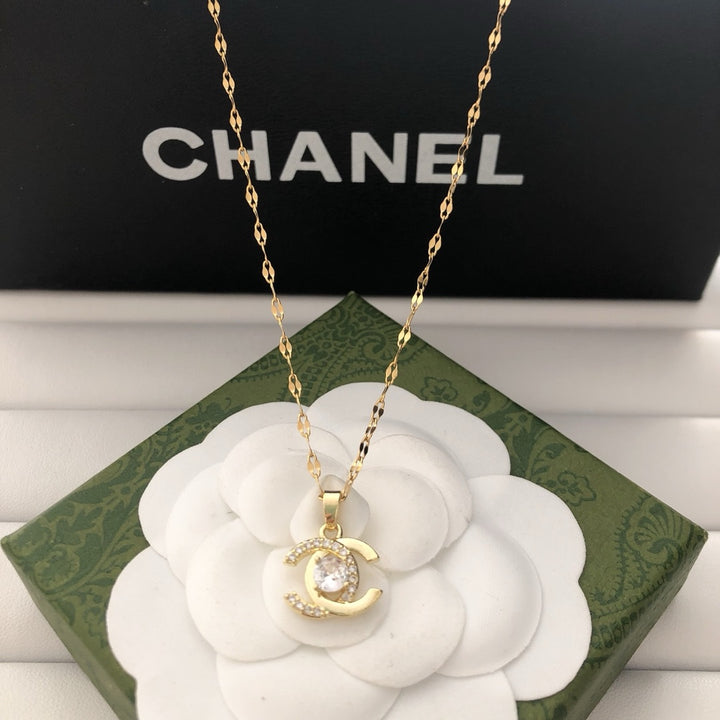 Gleaming C - design Necklaces