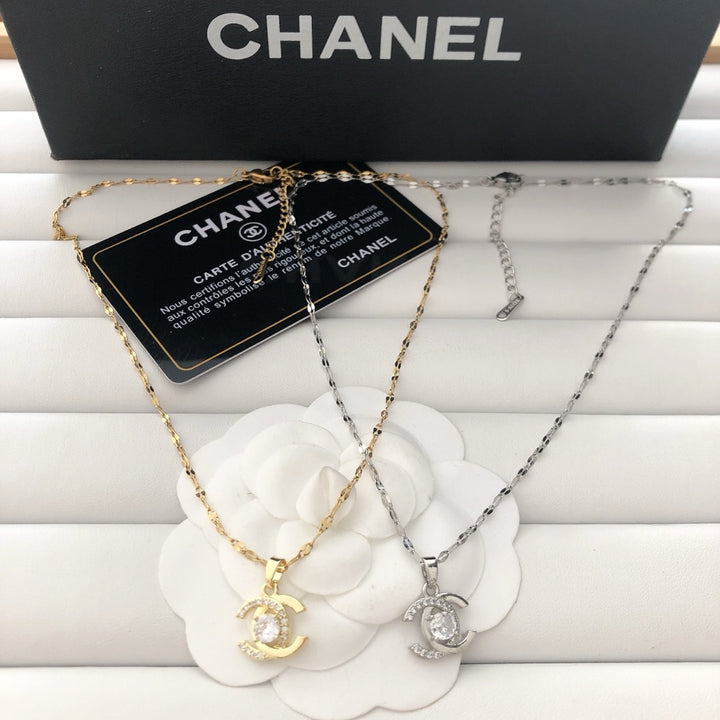 Gleaming C - design Necklaces