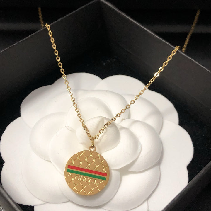 Emblem Coin Necklace