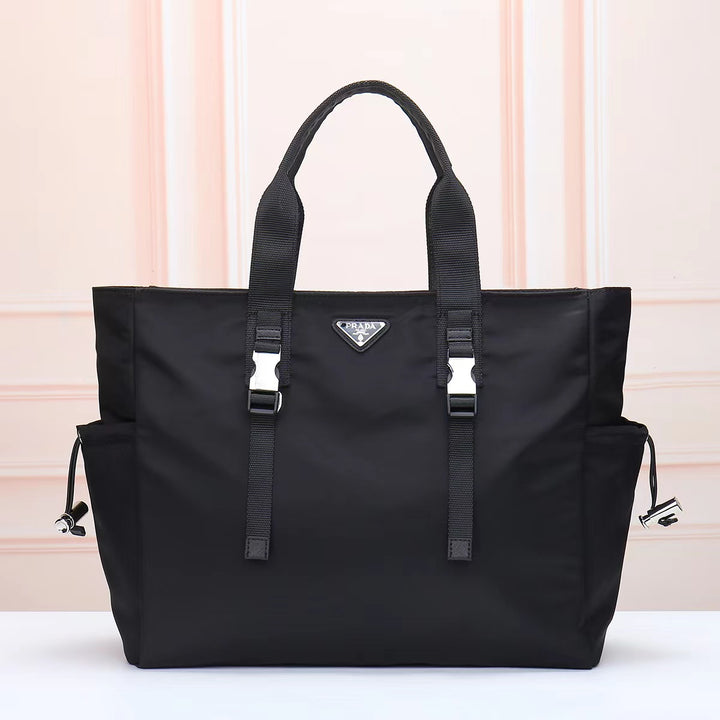 Sleek Buckled Carryall