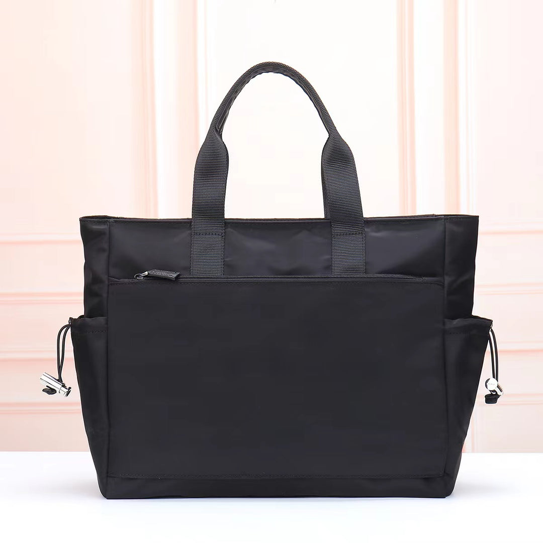 Sleek Buckled Carryall