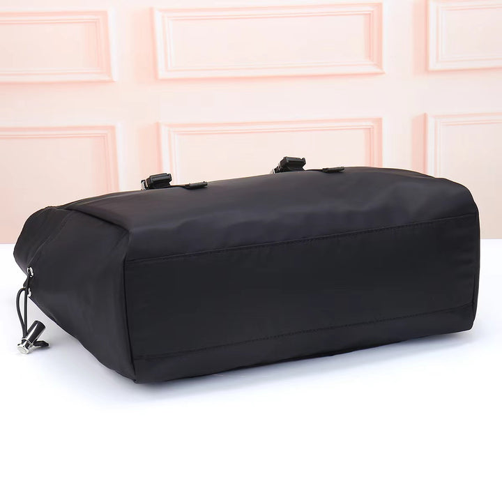 Sleek Buckled Carryall