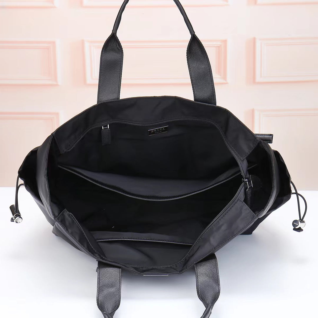 Sleek Buckled Carryall