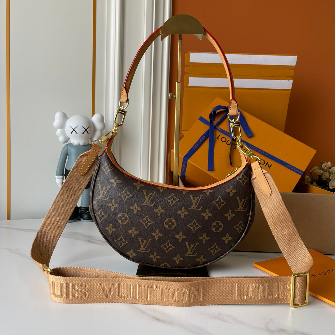 Crescent Monogram Hobo Bag