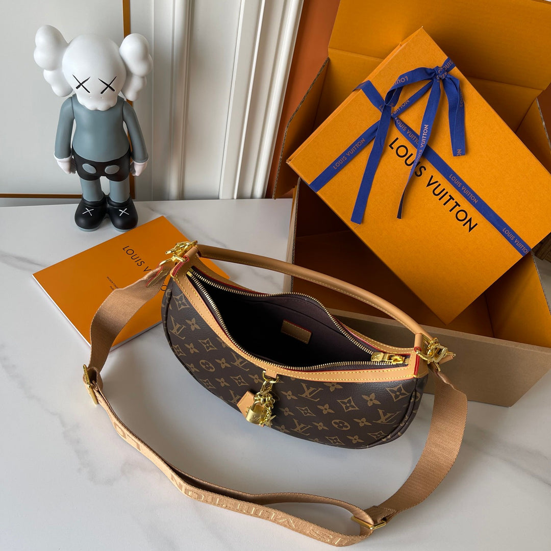 Crescent Monogram Hobo Bag