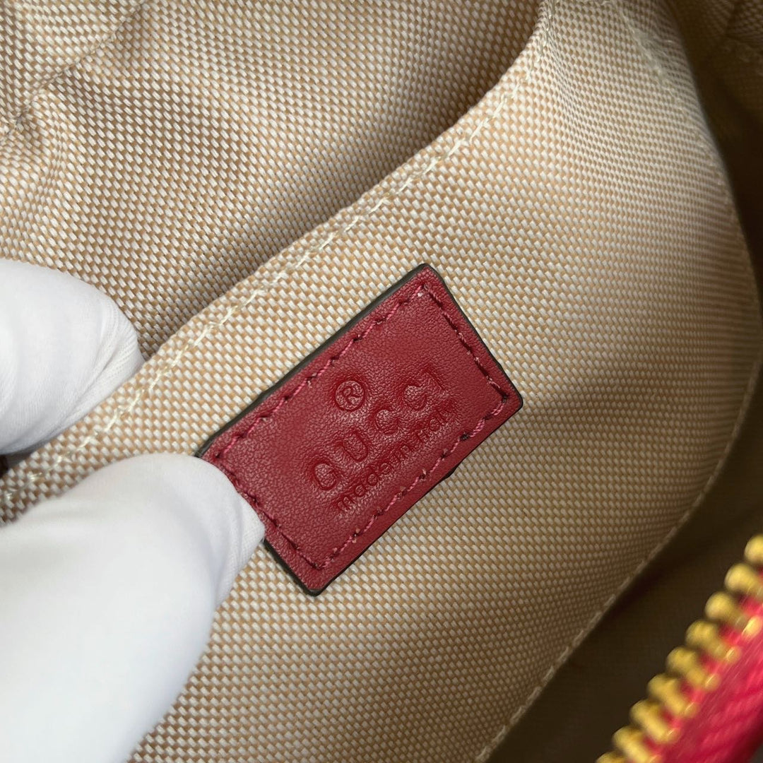 Embossed Pattern Sling Purse with Trim