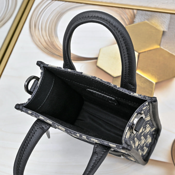 2 Color Chic Oblique Satchel bag