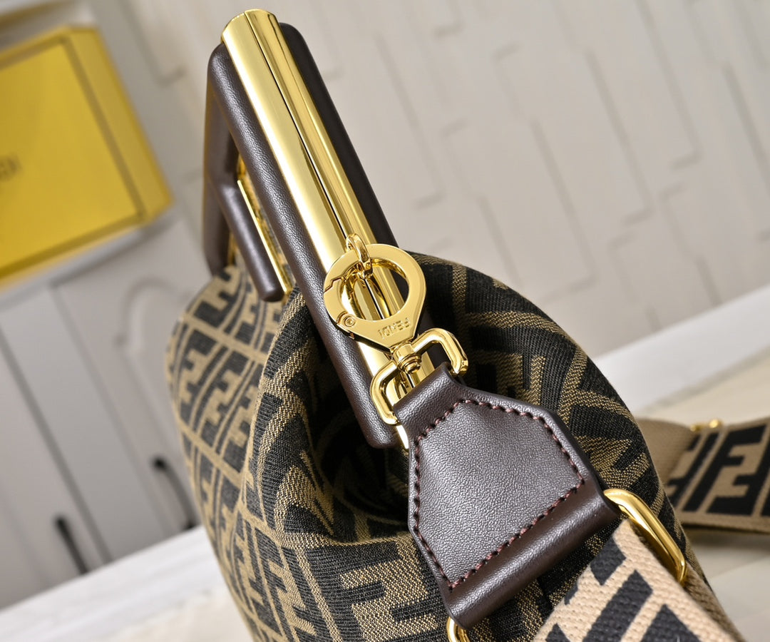 2 Color Zucca Triangular Satchel Bag