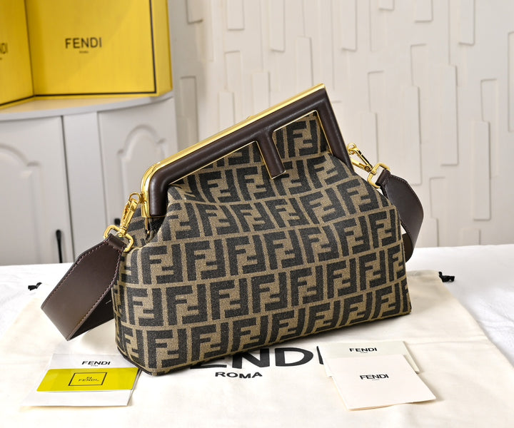 2 Color Zucca Triangular Satchel Bag