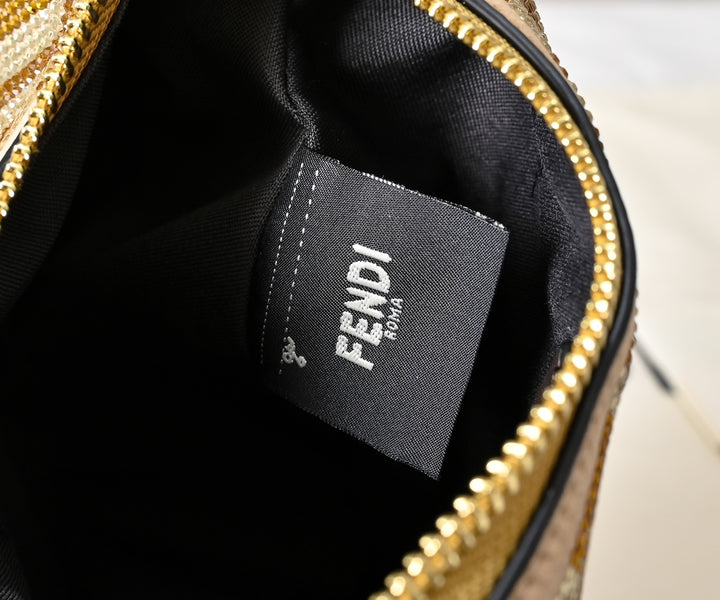 Opulent Monogram Moon Bag