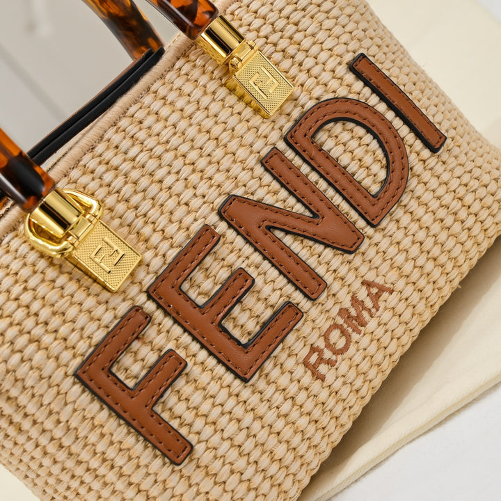 2 Color Elegant FF Logo Satchel Bag