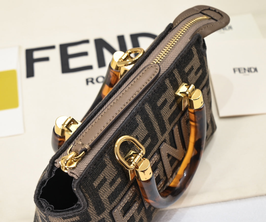 2 Color Elegant FF Logo Satchel Bag