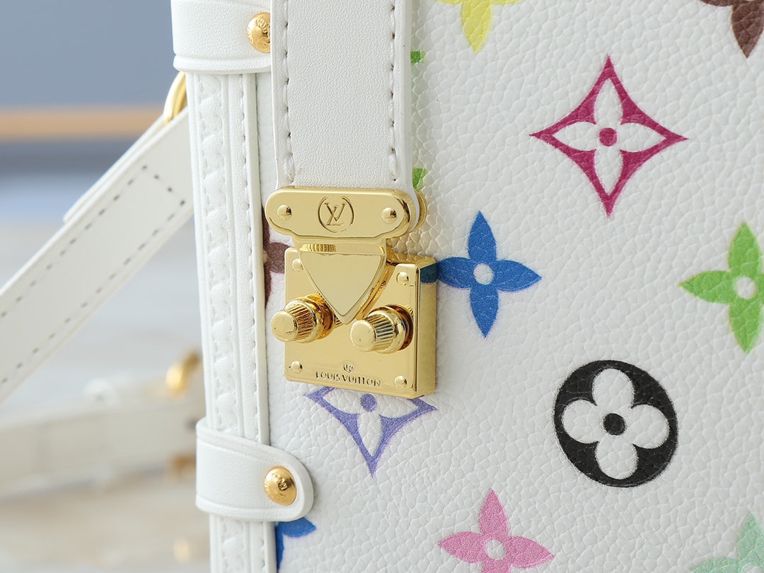Colorful Monogram Crossbody Bag