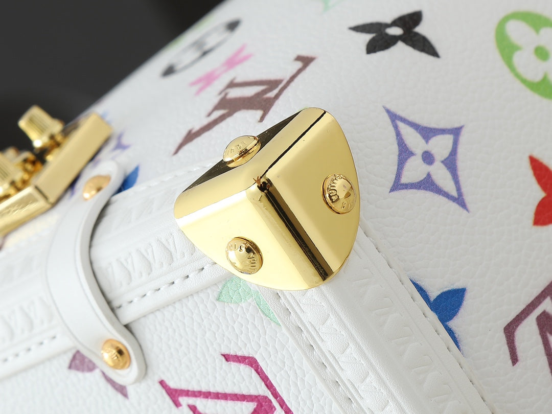 Colorful Monogram Crossbody Bag