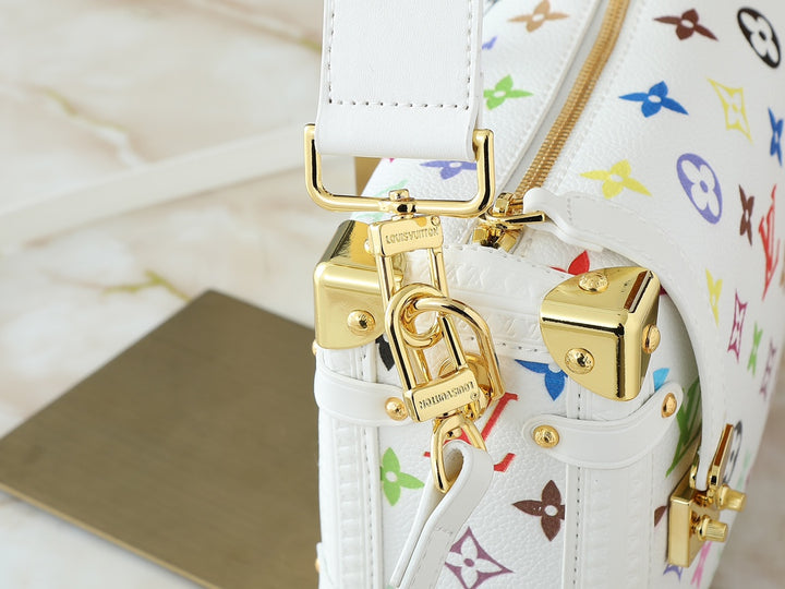 Colorful Monogram Crossbody Bag