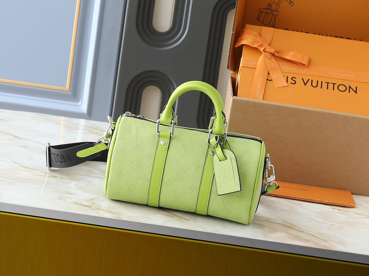 Vivid Green Zip Top Tote