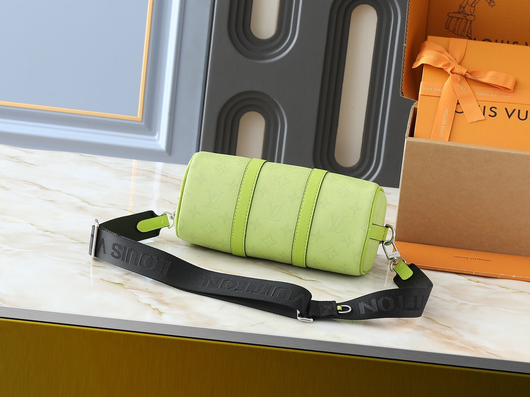 Vivid Green Zip Top Tote