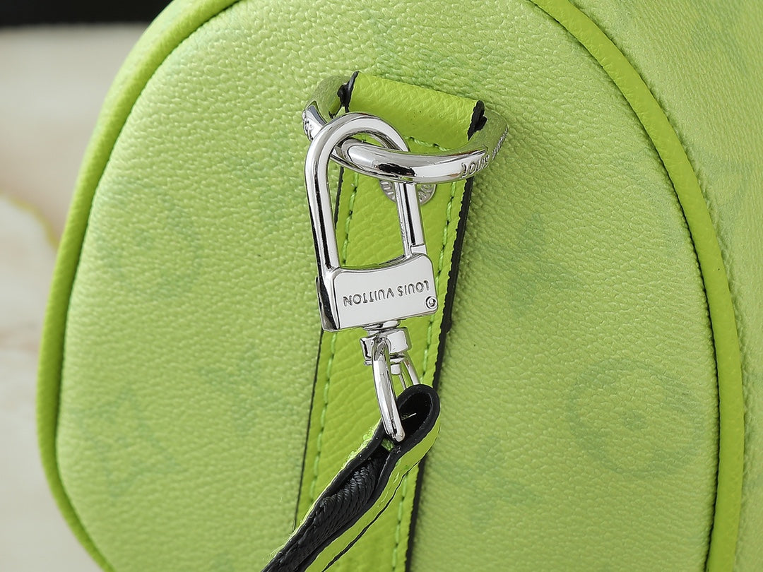 Vivid Green Zip Top Tote
