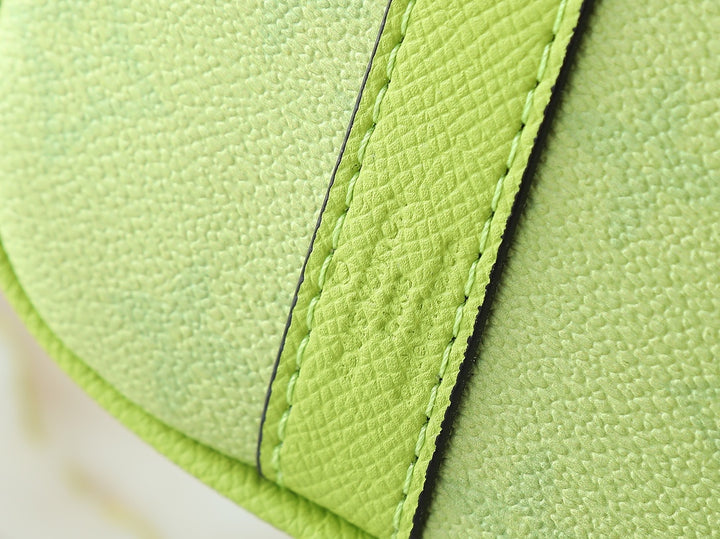 Vivid Green Zip Top Tote