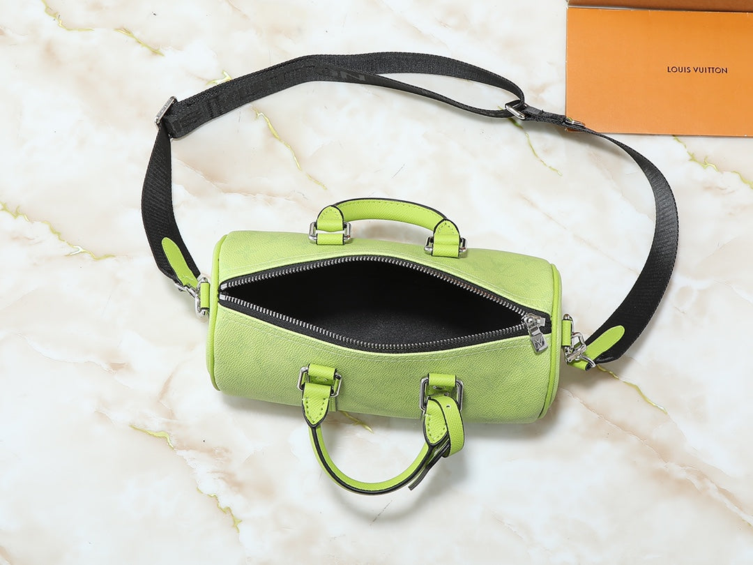 Vivid Green Zip Top Tote