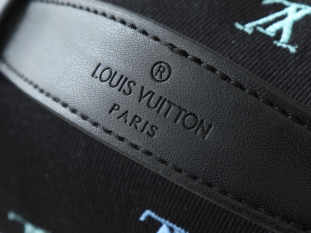 Multicolor Monogram Print Belt Bag